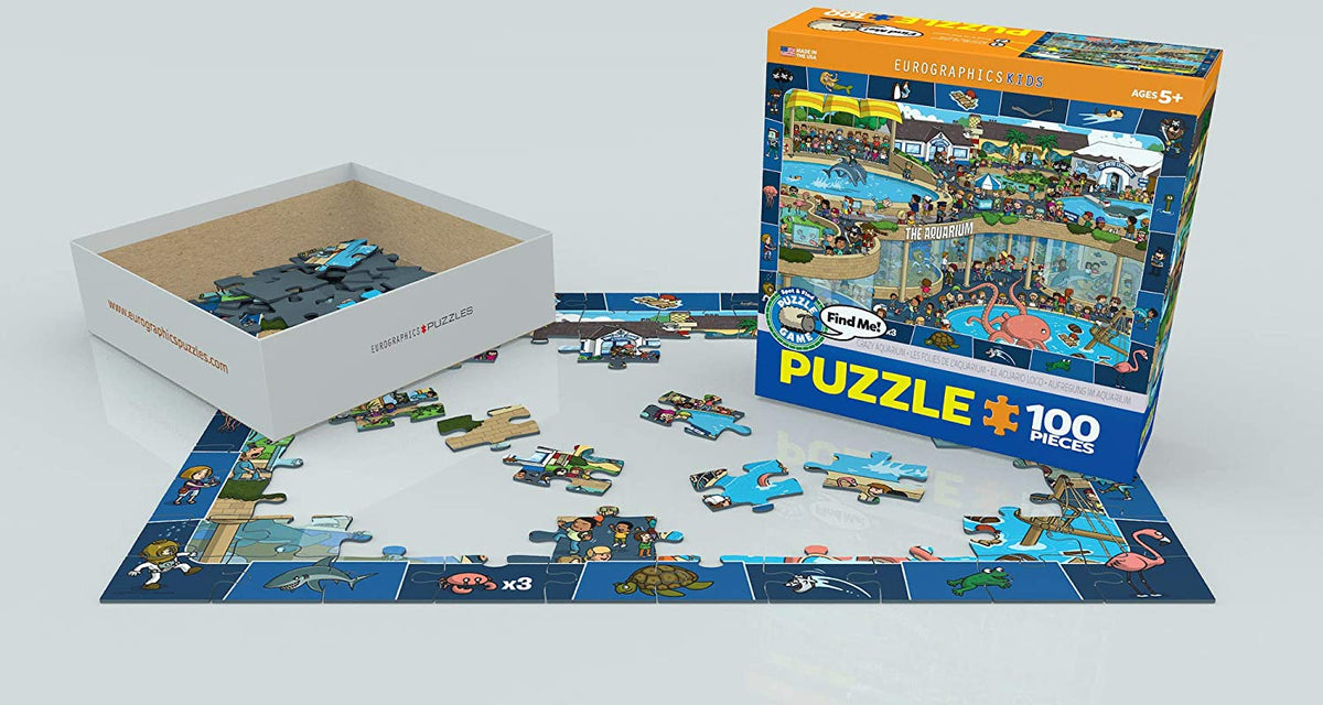 Crazy Aquarium - Spot & Find 100-Piece Puzzle