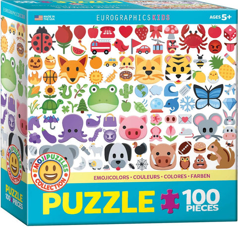 EuroGraphics Emoji Colors 100 Piece Puzzle