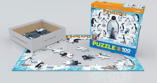 EuroGraphics Penguins 100 Piece Jigsaw Puzzle
