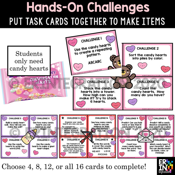 Valentine's Day Escape Room Using Candy Hearts | Digital and Printable Version