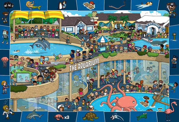 Crazy Aquarium - Spot and Find Puzzle, 100-Piece