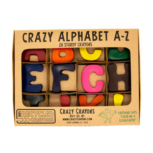 Crazy Crayons - Alphabet Letters Crayon Pack