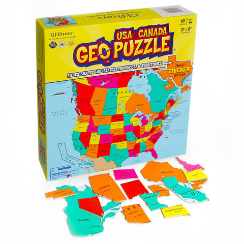Geotoys - GeoPuzzle USA and Canada