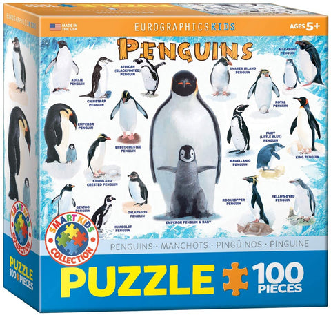 EuroGraphics Penguins 100 Piece Jigsaw Puzzle